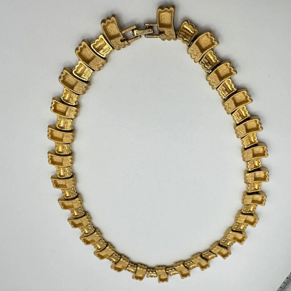 Monet gold tone